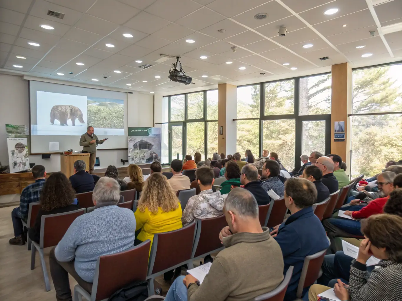 A photograph of an ACCA-organized workshop where members are learning about responsible hunting practices and wildlife conservation techniques.