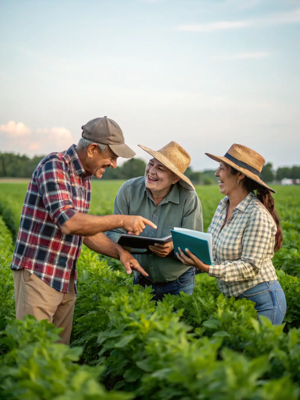 A photograph featuring ACCA members collaborating with local farmers to protect crops from wildlife damage, showcasing the association's community support.